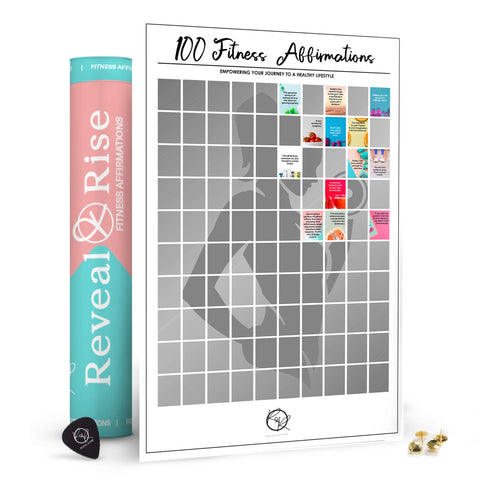 Scratch Poster - 100 Fitness Affirmations